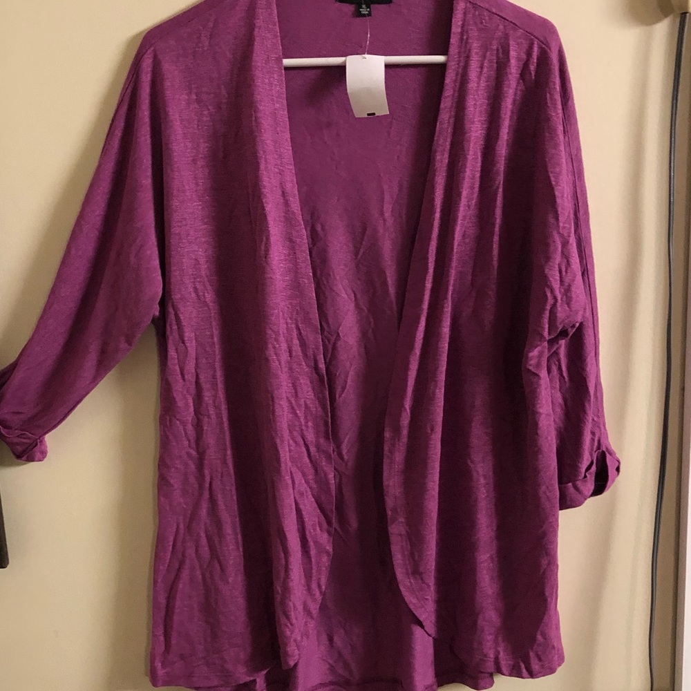 Shadow & Sky cardigan. Purplish Pink.